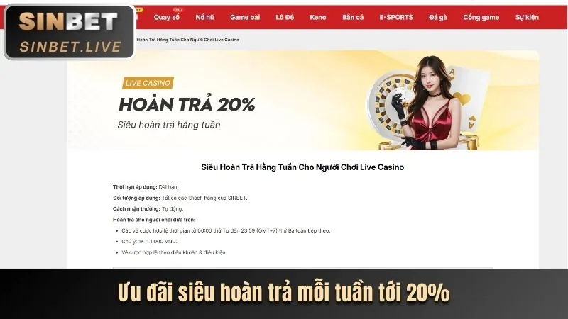 Hoàn trả hàng tuần fb88 code